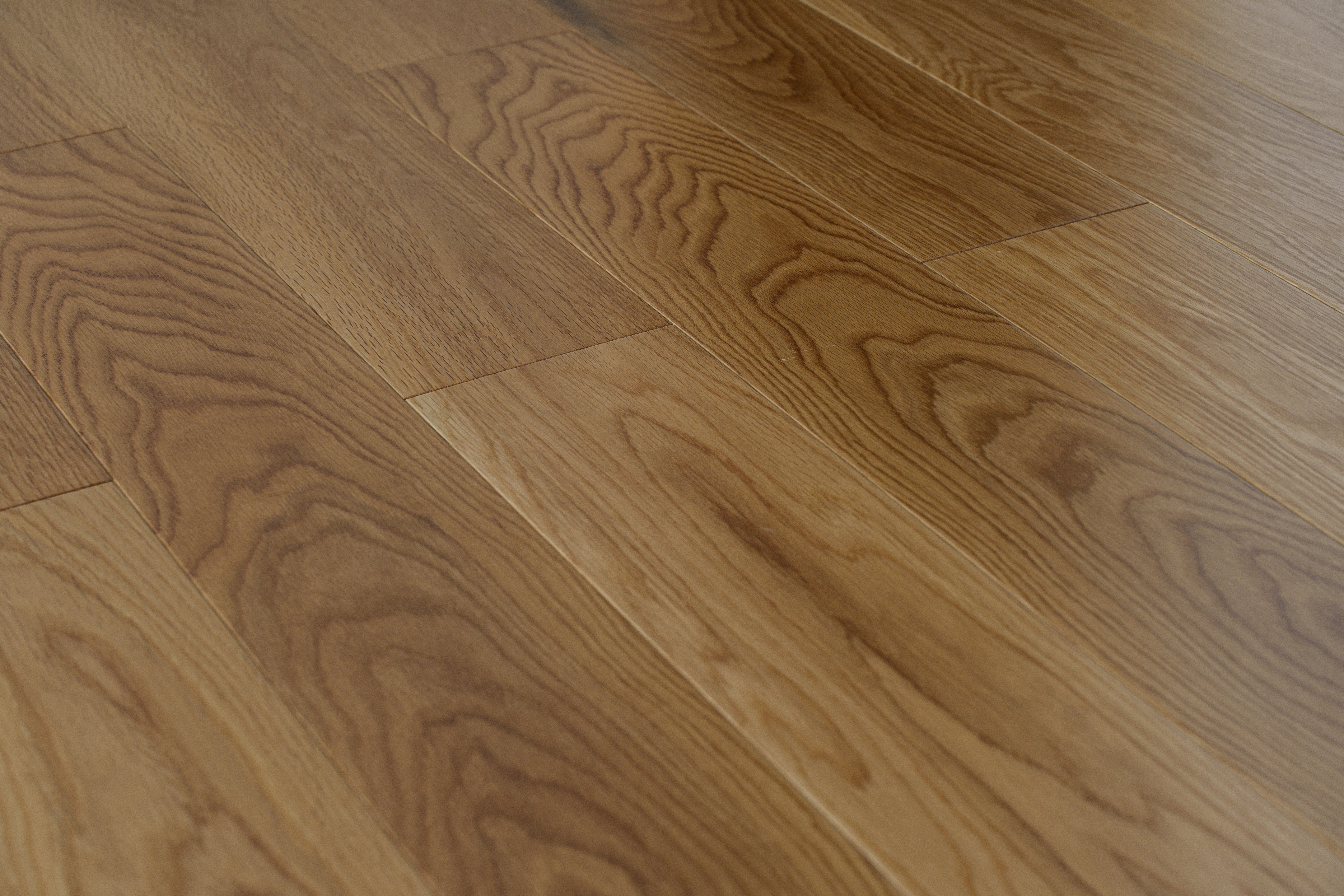 Паркетная доска AmberWood/Амбер Вуд Фьюжен Дуб Натур бесцветный лак 909х125х14 мм (0,909 м2/упак)